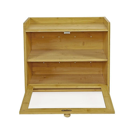 Enclosed Bread Box – Large Kitchen Countertop Bread Storage Container for Freshness & Organisation.
