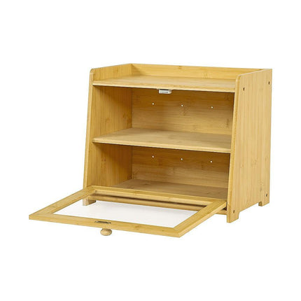 Enclosed Bread Box – Large Kitchen Countertop Bread Storage Container for Freshness & Organisation.
