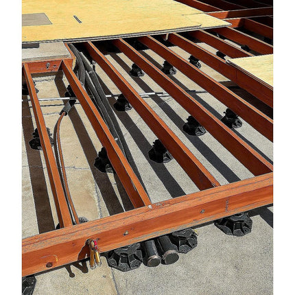 12 Pack Adjustable Deck Support Pedestals – Deck Foundation Bases.
