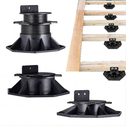 12 Pack Adjustable Deck Support Pedestals – Deck Foundation Bases.