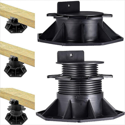 12 Pack Adjustable Deck Support Pedestals – Deck Foundation Bases.