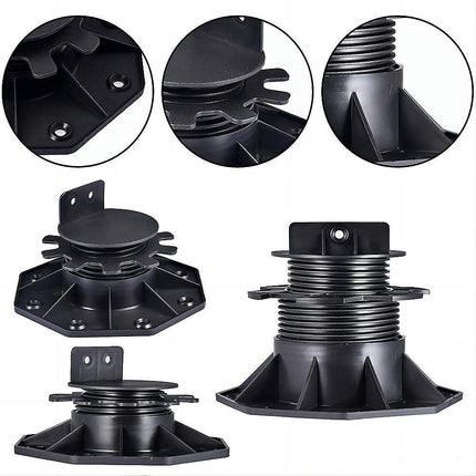 12 Pack Adjustable Deck Support Pedestals – Deck Foundation Bases.