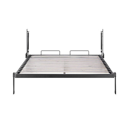 Double DIY Wall Bed Hardware Kit with Gold handle – Frame & Mechanism for Custom Build.