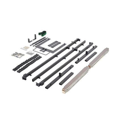 Single DIY Wall Bed Hardware Kit with Gold handle – Frame & Mechanism for Custom Build.