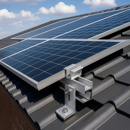 Solar Panel Roof Mount Kit – Universal Clamps & Brackets Set for Secure Solar Installation.