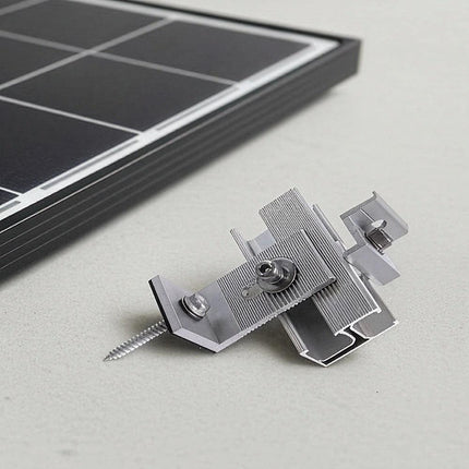 Solar Panel Roof Mount Kit – Universal Clamps & Brackets Set for Secure Solar Installation.