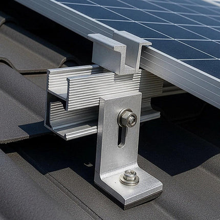 Solar Panel Roof Mount Kit – Universal Clamps & Brackets Set for Secure Solar Installation.