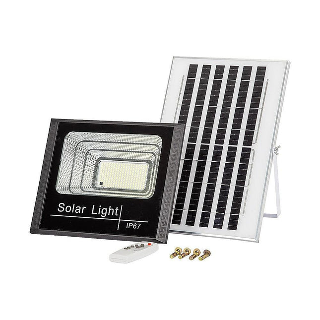 60W LED Solar Flood Light with Motion Sensor – Outdoor Security Lighting.