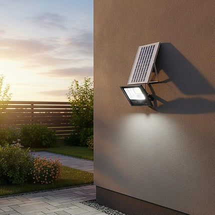 60W LED Solar Flood Light with Motion Sensor – Outdoor Security Lighting.