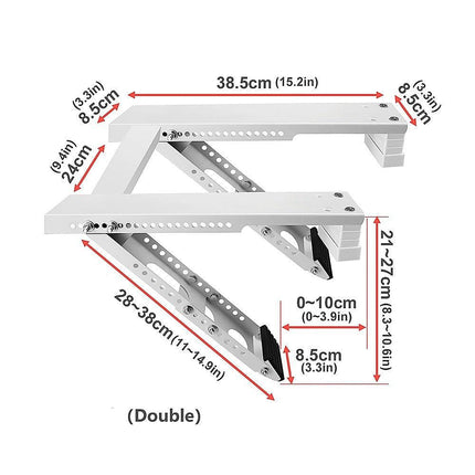 Heavy Duty Air Conditioner Bracket – Window & Outdoor AC Unit Support Mounting Accessories.