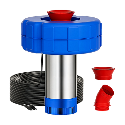Large Floating Pond Fountain Pump – Outdoor Water Feature & Aerator.