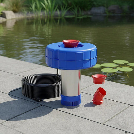Large Floating Pond Fountain Pump – Outdoor Water Feature & Aerator.