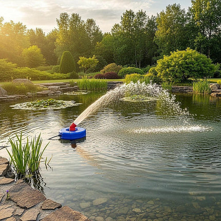 Large Floating Pond Fountain Pump – Outdoor Water Feature & Aerator.