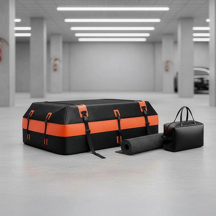600L Car Roof Bag Cargo Carrier – Large Waterproof Rooftop Luggage Rack Storage.