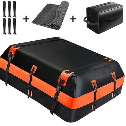 600L Car Roof Bag Cargo Carrier – Large Waterproof Rooftop Luggage Rack Storage.