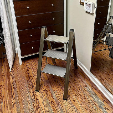 3 Step Ladder Foldable Lightweight – Anti-Slip Safety Stool for Home & Office.