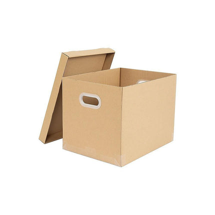 10Pcs Corrugated Cardboard Storage Boxes – Multi-Purpose Organising Cartons.
