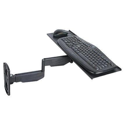 Wall Mount Keyboard Tray – Adjustable Folding Arm Workstation.