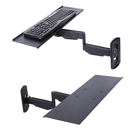 Wall Mount Keyboard Tray – Adjustable Folding Arm Workstation.