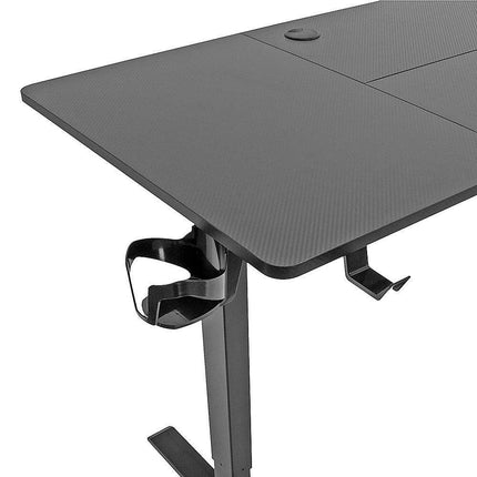 160cm Electric Standing Desk – Height Adjustable Sit Stand Office Table in Black.