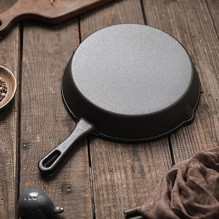 Chef Cast Iron Frying Pan Set – 3PCS Skillet, Grill & Oven Cookware for Home Cooking.