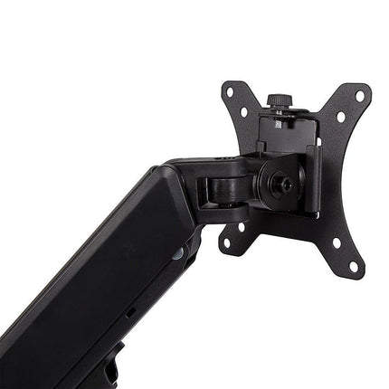 Triple Monitor Mount Stand – Desk Clamp with 3 Adjustable Arms for Multi-Screen Setup.