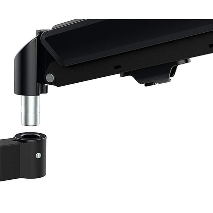 Triple Monitor Mount Stand – Desk Clamp with 3 Adjustable Arms for Multi-Screen Setup.