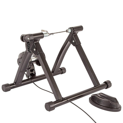 Indoor Bicycle Trainer – Magnetic Stationary Bike Stand for Home Fitness Workouts.