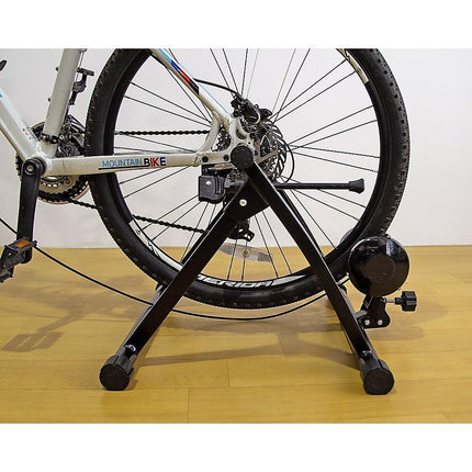 Indoor Bicycle Trainer – Magnetic Stationary Bike Stand for Home Fitness Workouts.