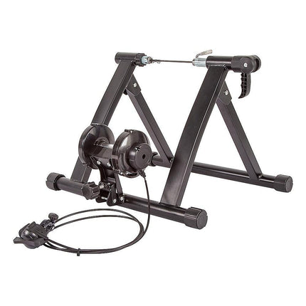 Indoor Bicycle Trainer – Magnetic Stationary Bike Stand for Home Fitness Workouts.