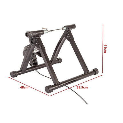 Indoor Bicycle Trainer – Magnetic Stationary Bike Stand for Home Fitness Workouts.