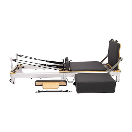 Folding Pilates Reformer Machine – Home Workout Bed for Full Body Fitness Training.