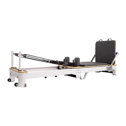 Folding Pilates Reformer Machine – Home Workout Bed for Full Body Fitness Training.