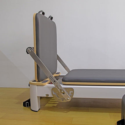 Folding Pilates Reformer Machine – Home Workout Bed for Full Body Fitness Training.