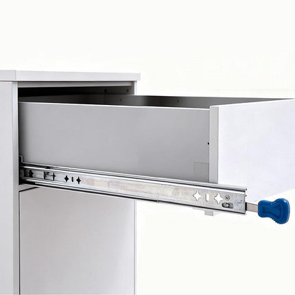 100cm Drawer Runners Pair – Heavy Duty 100kg Locking Slide Rails.