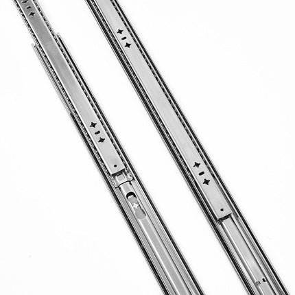 100cm Drawer Runners Pair – Heavy Duty 100kg Locking Slide Rails.