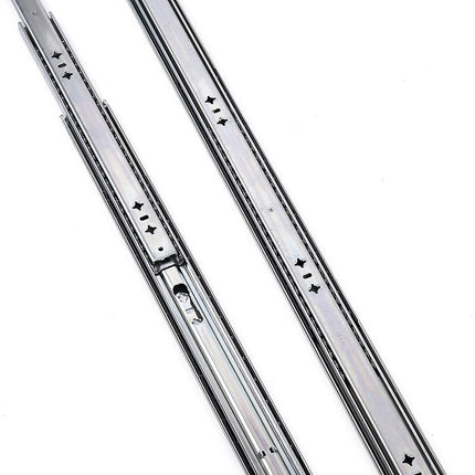 80cm Drawer Runners Pair – Heavy Duty 100kg Locking Slide Rails.