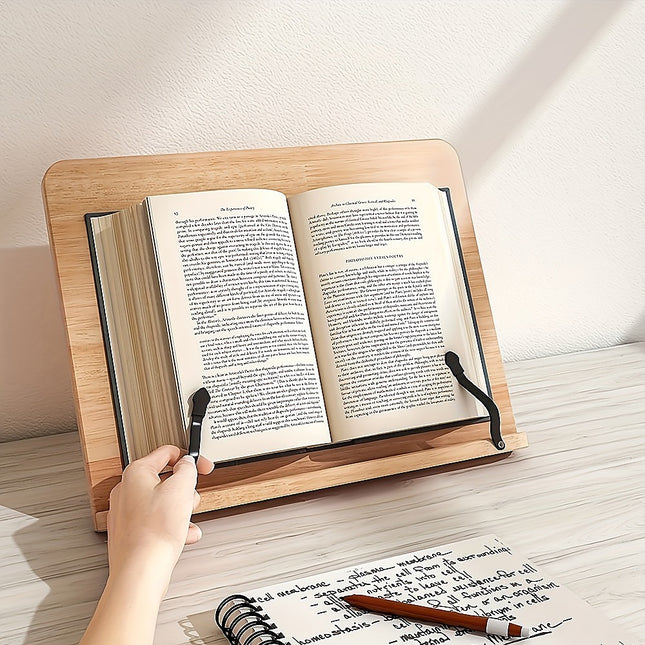Adjustable Reading & Laptop Stand – Multi-Angle Bookstand for Study, Art & Work.