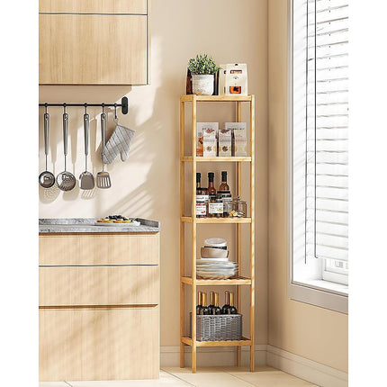 5 Tier Bookshelf Storage Bookcase Shelving Unit for Home Office.