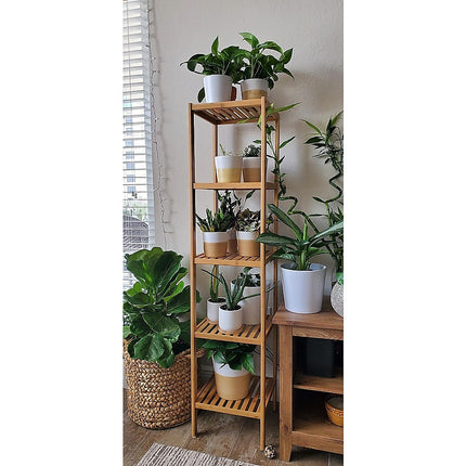 5 Tier Bookshelf Storage Bookcase Shelving Unit for Home Office.