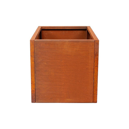 Corten Steel Planter Box 62x40x39cm Outdoor Garden Raised Bed Rust Finish.