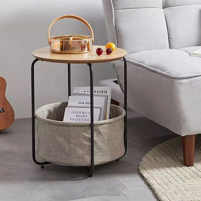 Modern Bedside Table Nightstand Storage for Bedroom or Living Room.