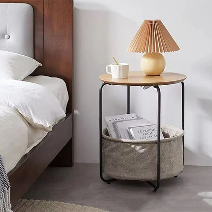 Modern Bedside Table Nightstand Storage for Bedroom or Living Room.