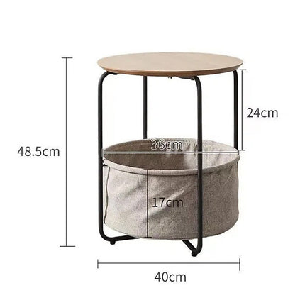 Modern Bedside Table Nightstand Storage for Bedroom or Living Room.