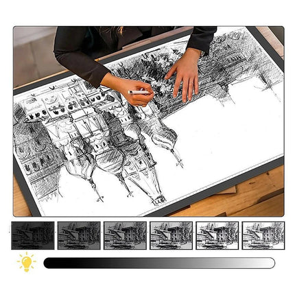 A1 LED Light Box for Drawing, Calligraphy & Tracing Artists Pad.