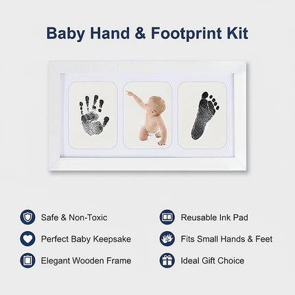 Baby Hand & Footprint Kit - Photo Frame DIY Keepsake Impression.