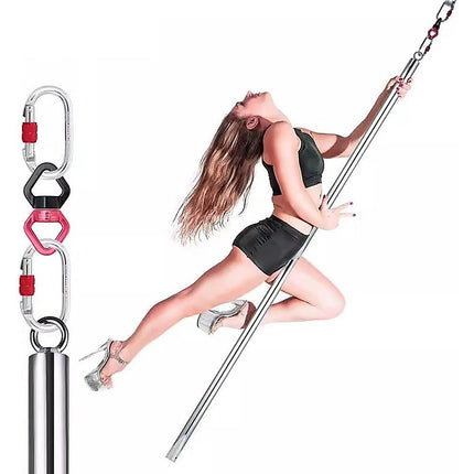 2m Pole Dancing Fitness Pole for Aerial Dance Training at Home.