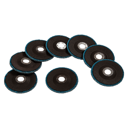 40 Grit Zirconia Flap Discs 4.5in 40 Pack for Angle Grinder Grinding.