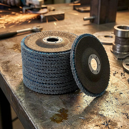 40 Grit Zirconia Flap Discs 4.5in 40 Pack for Angle Grinder Grinding.