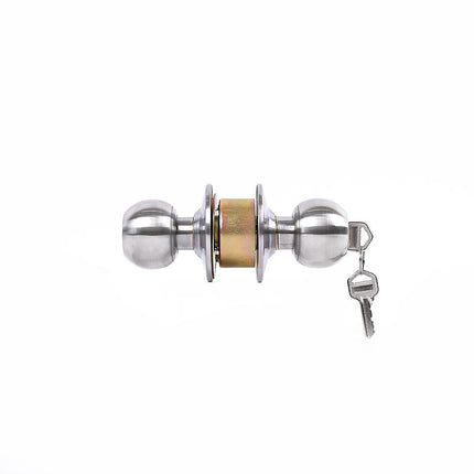 Round Door Lock Knob Set for Internal and Entry Doors.
